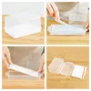 Storage Bottles Butter Dish Box Holder Tray With Lid Knife Cheese Server Crisper Clear Container M6CE