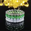 Wedding Rings Boho Female Big Zircon Stone Ring Luxury Fashion Silver Color Love Engagement Vintage For Women