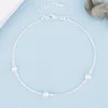 Anklets Kofsac 925 Sterling Silver For Women Fashion Beaded Foot Chain Ankles Armband Jewelry Lady Party Birthday Present