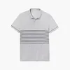 Polo da uomo di alta qualità a maniche corte in coccodrillo polo cotone estate casual per uomo camicia moda Homme Hombre