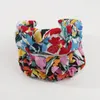 Fashion Women Hoofdband Spring Print Bloem Haarband Wijd zijde Tulband Bohemen hoofdtooi voor haaraccessoires voor volwassenen