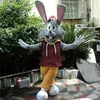 New Adult Rabbit Mascot Costume Halloween Christmas Dress Full Body Props Outfit Birthday Party Valentine's