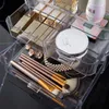 Opbergdozen Transparant Cover Cosmetic Box Dustbestendig huidverzorging Productrek Mask Mask Lipstick Finishing Dressoir