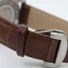 أي طراز ساعة Sellmodern Black Dial Watch Mens Master Watch Leatcher Bracelet Watches299J