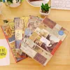 A5 Retro Creative Student Kraft Diary Book Illustration Notebook Full-color Page Hand Ledger Notepad Planner Journal