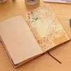 A5 Retro Creative Student Kraft Diary Book Illustration Notebook Full-color Page Hand Ledger Notepad Planner Journal
