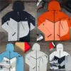 Tasarımcı Spor Giyim Tech Fleece Eşofman Pantolon Kalın Erkek Tam Zip Hoodie Tuta Sweatshirt Sonbahar Kış Erkek Spor Takım Elbise Koşu Ceketi PG9C JUL2