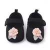 First Walkers 0-18M Baby Cute Infant Born Girl Knitted 3D Flower Prewalker Princess Soft Non-Slip Shoes Size