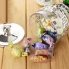 Opslagflessen Europese metalen plastic doos met deksel keukenthee caddy candy chocolade organisator bruiloft snack fruitlade huizendecoratie