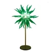 Lampadaires lampe moderne vert or support en verre pour salon chambre étude décor lumière nordique maison LED chevet debout