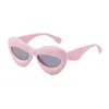 New pink sunglasses party sunglasse womens lips glasses sexy fashion quirky eyeglasses trendy glasses Personality Irregular Sunglasses Designer sunglasses