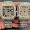 2022 Stijlvol aangepaste hiphop luxe Dignls staal Iced Out Diamonds Polshorloge Watch 4BD6253B