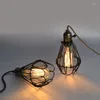 Pendant Lamps Iron Light Industrial Style Glass Bar/Restaurant Retro Cord Lamparas Colgantes Luminaire E27