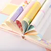 124 168mm Multifunctional and Cute Magnetic Buckle Diary Journal Travel Diy Notebook School Kids Gift Item Colored Inside Pages