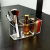 Storage Boxes Acrylic Makeup Brush Holder Lipstick Bucket Cosmetic Brushes Box Make-up Table Pen Organizer