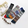 Calcetines para hombre, 4 pares, tubo mediano, cinco dedos, alto, colorido, algodón, punta de sudor