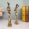 Decorative Figurines Home Decor Statues Sculpture House Decoration Living Room 2022 The Exotic Beauty Black Candlestick Aesthetic