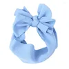 Hundkl￤dkl￤dning Tie Big Bow Headdress Pet Head Cover Pleated Headgear Headband Cartoon Sweet Sweet Elastic