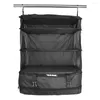 Storage Bags Large Capacity Hanging Bag Travel Suitcase Closet Organizer Packing Luggage Foldable Space Saving Portable 3 Shelves