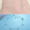 Anklets kofsac 패션 맨발 샌들 해변 발 보석 925 스털링 실버 여성 별 발목 체인 팔찌 소녀 선물