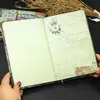 Rétro créatif étudiant Journal livre Illustration cahier pleine couleur Page main grand livre bloc-notes planificateur Journal