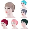 Vêtements ethniques femmes coton respirer chapeau femmes Hijabs Turban élastique tissu tête casquette dames cheveux accessoires musulman écharpe