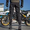 Moto vêtements 2022 pantalon été respirant CE Protection armure Spandex Polyester noir armée vert hommes équipement accessoire