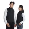 Skiing Jackets Heating Vest Leisure V-neck USB Intelligent Temperature Control Jacket