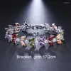 Lien Bracelets Bettyue Top Qualité Argent-couleur Zircon Multicolore Bijoux Cristal Autrichien Pour Les Femmes Cadeau