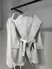 Women's Wool & Blends Designer Blend Windbreaker Parka Thermal Jacket 22aw Fashion Coat Windproof Classic Slim Size S-l Q81R