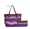 2piece مجموعة المصممين حقائب اليد أكياس غير رسمية السفر كبيرة السعة حمل حقيبة الأزياء الفاخر أكياس الكتف