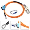 Professional Hand Tool Sets Steel Wire Core Flip Line Kit 1/2 Inchx8 Inch Climbing Positioning Rope For Arborists Climbers Tree Hiking