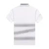 marca de luxo masculino designer polo camiseta moda verão respirável manga curta lapela top casual M-3XL #01