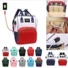 Moda USB Charging Bolsas de fraldas de múmia de grande capacidade Travel Maternidade Backpack Baby Nappy Saco de enfermagem Organizador de bebê223m