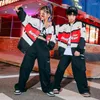 Stage Wear Kid Hip Hop Clothing Baseball Jacket Top Casual Street Jogger Pants For Girl Boy Jazz Dance Costume Clothes