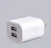 Dual USB Travel Chargers Au US EU UK Plug 2A Home AC -Netzteil 2 Anschlüsse Schnelles Aufladen für iPhone Samsung Huawei Xiaomi LG4738636