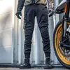 Abbigliamento da moto 2022 Pantaloni estivi traspiranti protezione CE armatura spandex poliestere nero verde militare accessori per abbigliamento da uomo