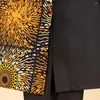 Повседневные платья африканская пара наряды мужчин и женщин, соответствующие одежде Носить свадебной вечеринок восковой принцип, дизайн одежды традиционный африканский