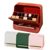 Storage Boxes 2022 Creative Large Size Lipstick Display Holder Cosmetic Nail Polish Makeup Organiser With Cover Grid Box