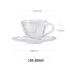 Tasses 150-200ml Européen Rétro Relief Verres Ensemble Tournesol Motif Tasse À Café Lait Jus Milkshake Tasse Plat