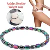 Anklets Magnetic Weight Loss Effective Anklet Bracelet Colorful Gallstone Slimming Stimulating Acupoints Therapy Arthritis Pain Relief