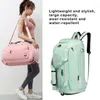 Outdoor Bags Fitness Gym Bag Travel Sports Storage Pouch Pockets Compartments Oxford Cloth Shoulder Casual Backpack Green