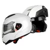 Motorradhelme GSB Moto Helm Uncover Männer und Frauen vollständig abgedeckte Doppellinse Running Universal