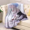 Coperte Coperta personalizzata per divano decorativo Rem Decorazione camera da letto carina Soffice copriletto morbido sul letto Tiro in pile Boho Peloso