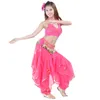 Stage Wear Belly Dance Costumes Set Oriental Pants India Clothes Bellydance Bollywood Style 10 Colors