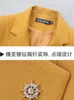 Damskie garnitury Blazer wiosenny jesień Temperament stały kolor koreański elegancki moda biuro biuro działalność