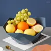 Storage Bottles WHYY Geometric Fruit Plate Living Room Basket Office Desktop Snack Boxes For Kitchen Organizer Tools Gadgets Accessories