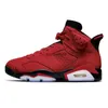 Jumpman 6s Buty koszykówki Carmine Złote Hoops Mennica Piana Czarna podczerwień Metalowy Srebrny Srebrny Grey DMP Dmp Womens Treners Outdoor Sport