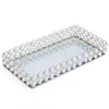 Jewelry Pouches Pearl Tray Necklace Earrings Display Light Luxury Storage