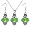 Necklace Earrings Set Wedding For Charming Women Dresses Dating Accessories Crystal Murano Glass Beads